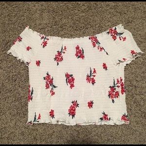 Rue21 floral crop top